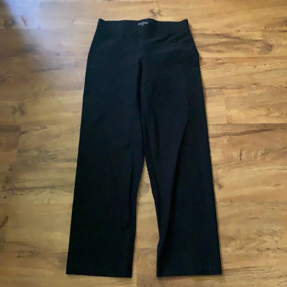 Eileen Fisher black pull on black pants